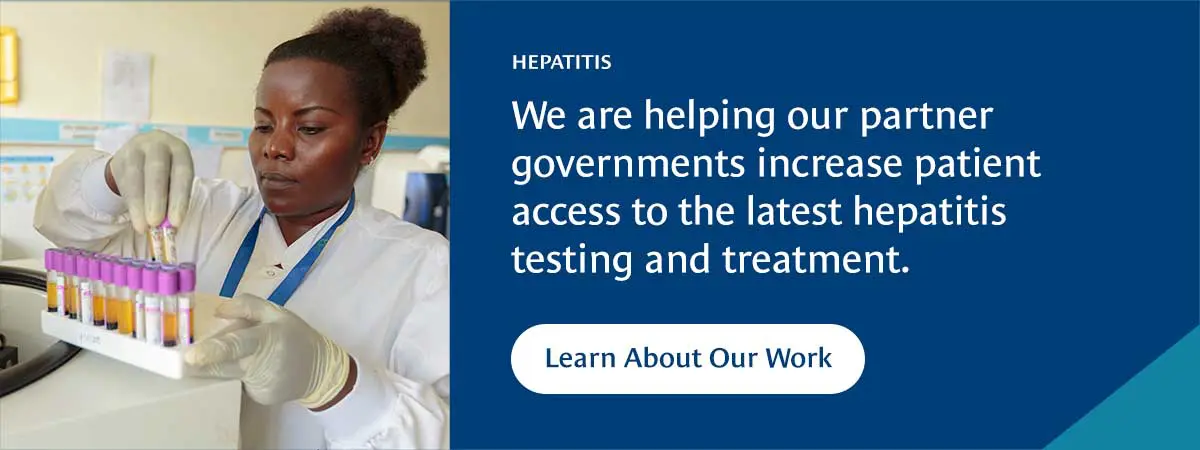 Learn about our work on hepatitis