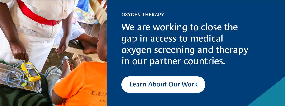 Learn about our work on oxygen therapy