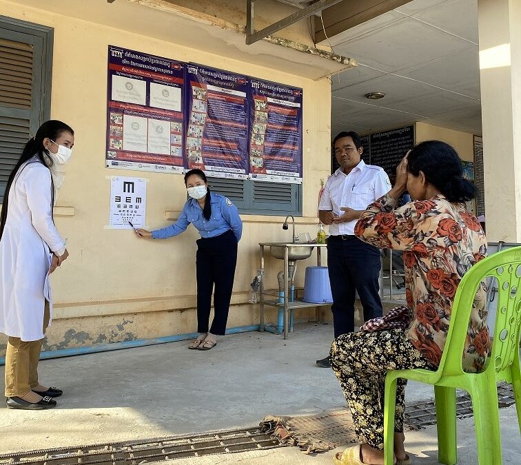 Bringing non-communicable disease and eye health services one step closer to homes in Cambodia