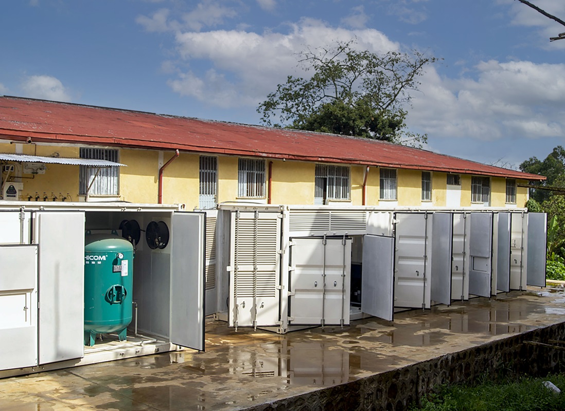 Bonga Hospital pressure swing adsorption (PSA) oxygen plant