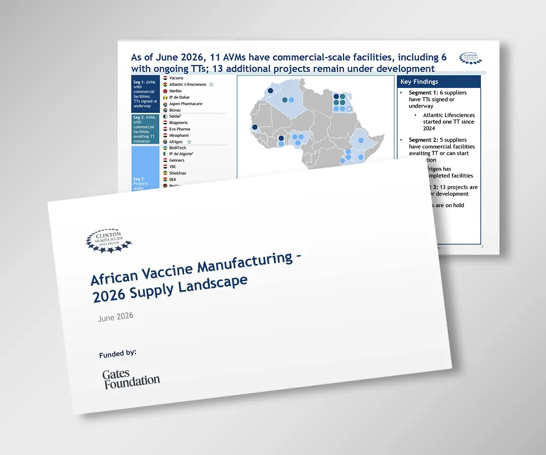 Thumbnail images of African Vaccine Manufacturing 2026 Supply Landscape report
