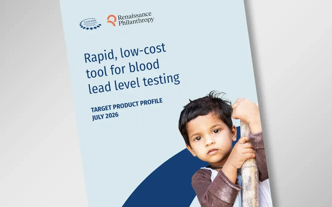 CHAI and Renaissance Philanthropy launch Target Product Profile for blood lead level testing